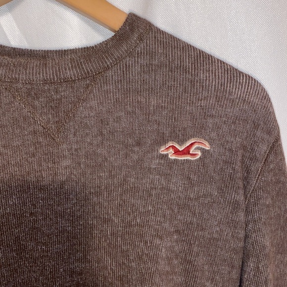 Hollister brown thermal long sleeve shirt size large - Picture 2 of 5